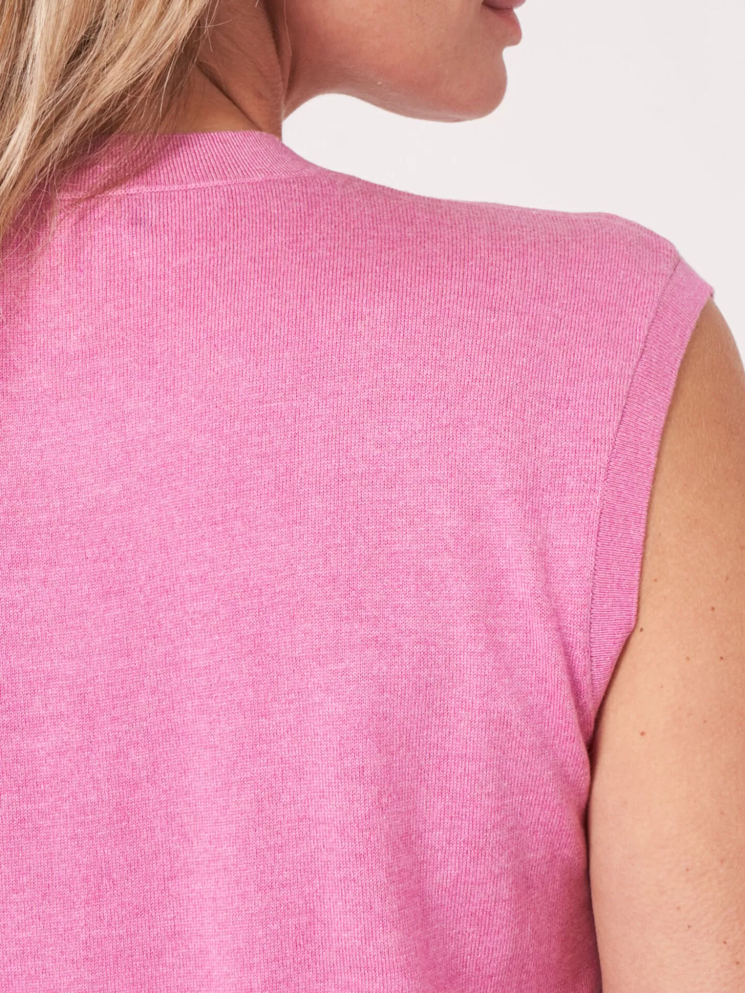 REPEAT cashmere Top En Maille Super Fine Avec Encolure A Noeud Torsade Blossom Best